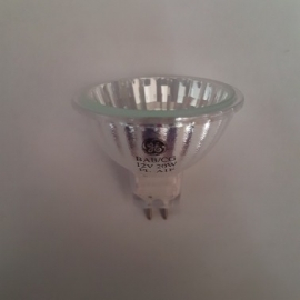 Лампа галогеновая с прозрачной колбой. 