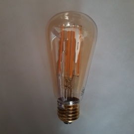 Лампа с прозрачной LED  колбой. 